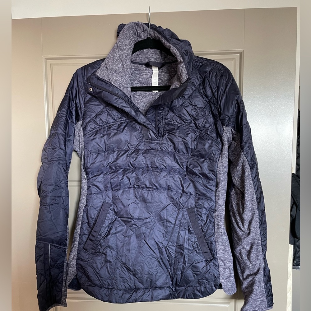 lululemon Down Running Jacket, size 10, dark purple